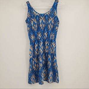 Sunday in Brooklyn Ikat Dress Mini Sleeveless Cute Casual Sleeveless Summer